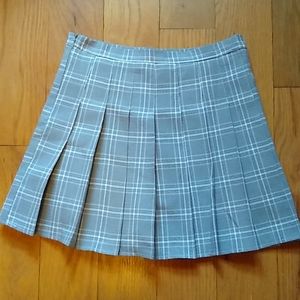 Plaid Pleated Tennis Skirt